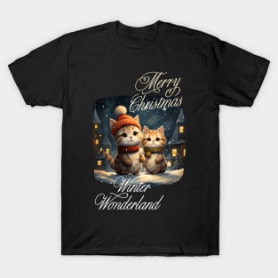 cats xmas T-Shirt